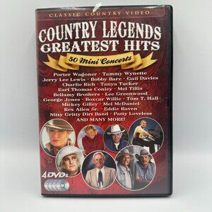 Country Legends Greatest Hits 50 Mini Concerts Christian Family Genre DVD Set